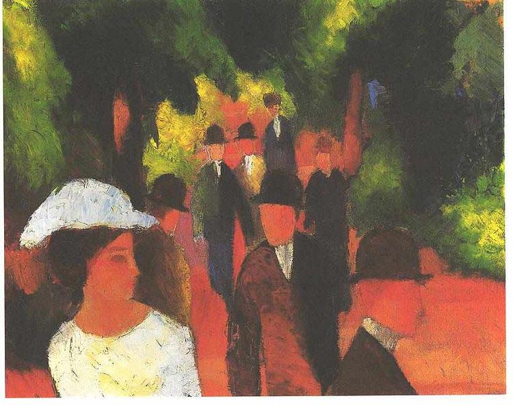 August Macke Parkway oil painting image